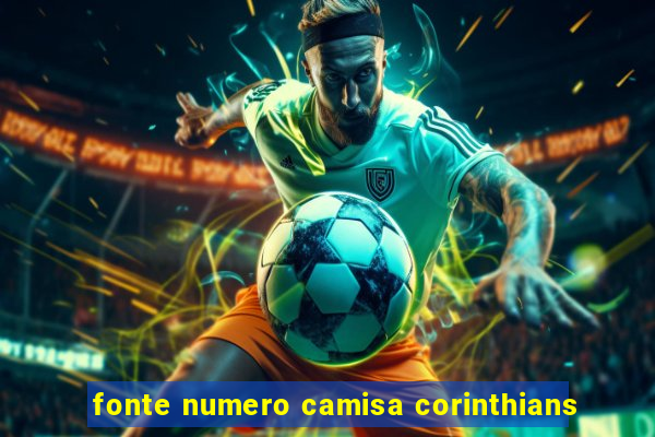 fonte numero camisa corinthians